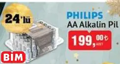 PHİLİPS AA ALKALİN PİL